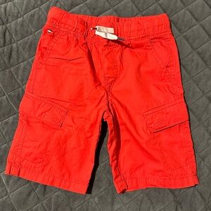 Boy 6 Tommy Hilfiger Red Cargo Shorts